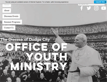 Tablet Screenshot of dcyouth.org